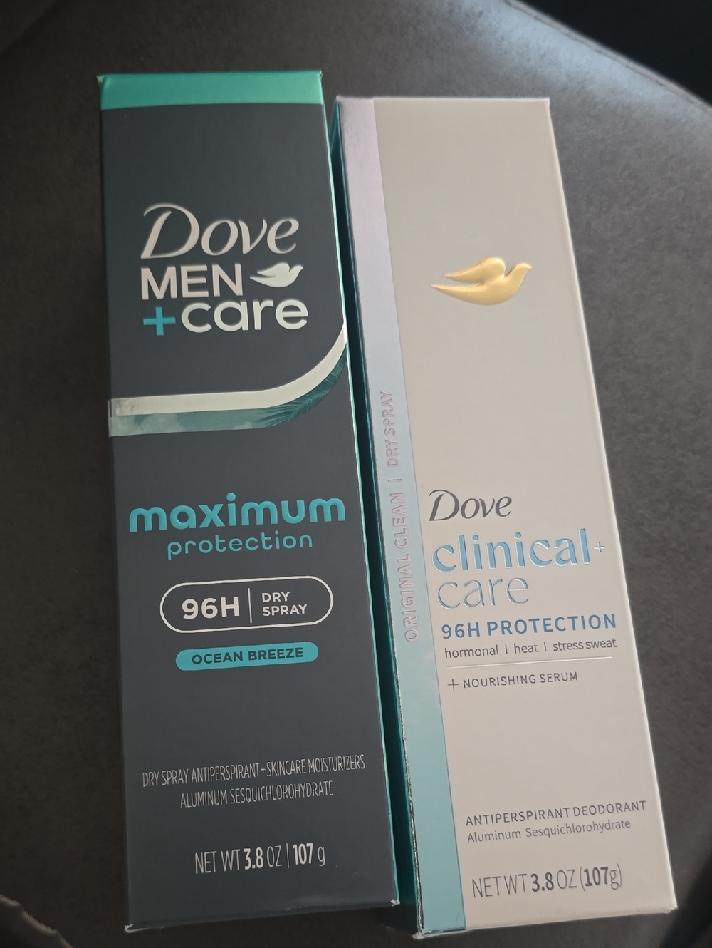 His/her Bundle Dove Clinical Care Antiperspirant Deodorant - White